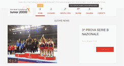 Desktop Screenshot of ginnasticajunior2000.it